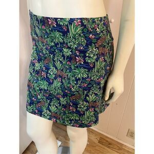 NWT $138 Tori Richard’s Zion Skort Tigers Jungle Pattern UPF 50 Size S